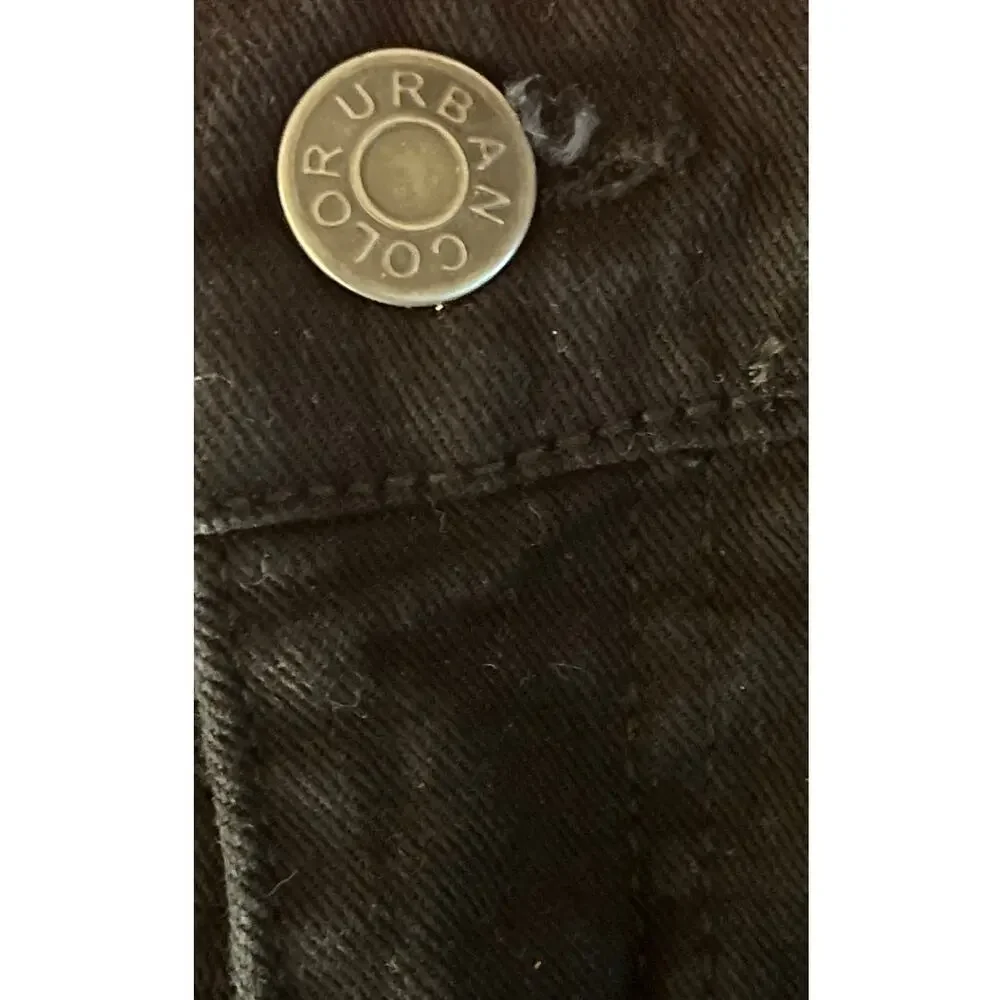 Urban Color Straight Fit Black Jeans - Size 30 x 30 - NEW